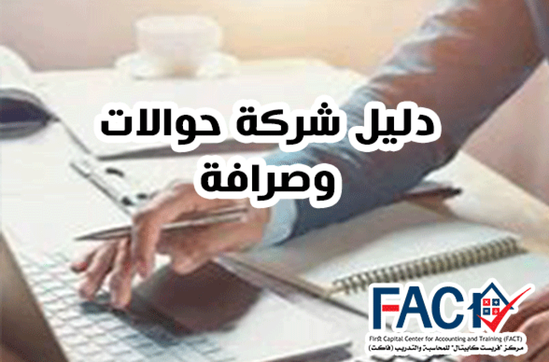 نموذج دليل حسابات شركة حوالات وصرافة